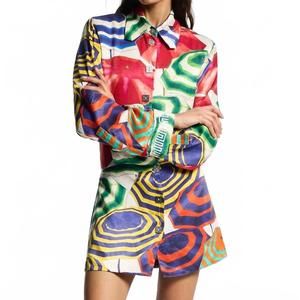 NEW MUMA WORLD riviera shirt dress in riviera